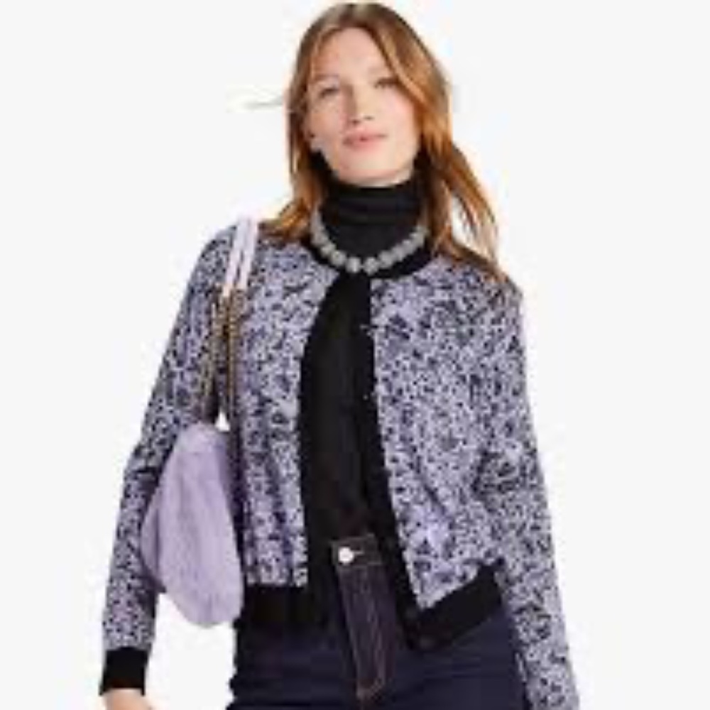 EUC Kate Spade Toile Year of the Rabbit Cardigan rare!